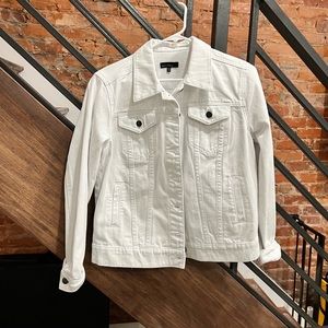White denim jacket